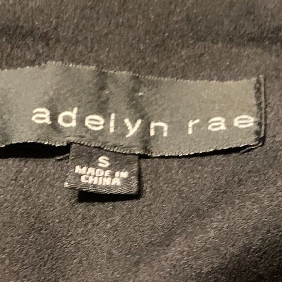 Adelyn Rae one piece jumpsuit, wide leg, black,straps with  open back, sz s, EUC - Picture 2 of 16